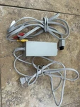 Oem Nintendo Wii Ac Power Supply And Audio Video Av Composite Cable. Fixed Price $30.00.