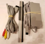 Nintendo Wii Oem Bundle RVL-002 Power Cord, RVL-009 Av Cable & Sensor Bar. Fixed Price $23.99.