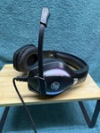 Fachixy FC-100 Black Headband Gaming Headset Boom Mic Wireless Usb. Fixed Price $16.00.