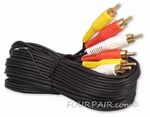 10FT 3-RCA Red White Yellow Composite Stereo Audio Video Av Cable Cord Vcr Dvd. Fixed Price $6.25.