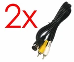 2X Mono Rca Av Audio Video Cables For Sega Genesis 1 Master System Neo Geo Aes. Fixed Price $16.99.