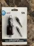 New* Onn Nintendo 3DS 2DS Xl Dsi Lite 5 Ft Car Charger Power Adapter Black. Fixed Price $9.99.