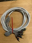 Psyclone Av Audio Video Cable For Sony Playstation PS2 - Length 12' Gray. Fixed Price $21.00.