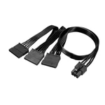 Uxcell 6 Pin To Sata Power Cable Adapter For Hard Drive Black New (3B). Fixed Price $18.98.