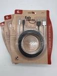 Individual Packs Fab Cords 6 Micro Usb Charging Cable 2 Pcs. 3804937. Fixed Price $20.00.