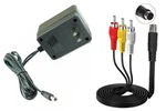 Audio Av Rac Cable Cord Adapter+ac Power Supply For Sega Genesis 2 & 1631 1461. Fixed Price $14.99.
