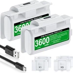 2X3600MWH Rechargeable Battery Pack For Xbox One Series S+charging Cable. Fixed Price $18.99.