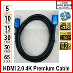 Hdmi Cable 2.0 4K 3D Hdtv Pc Xbox One PS4 High Speed 10 16 33 50 65 Feet Lot. Fixed Price $29.95.