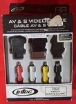 8 Ft Intec Avs A/v & Video For Original Xbox Gamecube Playstation PS1+2+3. Fixed Price $49.00.