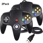 2X Usb Wired N64 Controller, Saffun Classic Pc Gamepad For Win Mac Linux. Fixed Price $25.69.