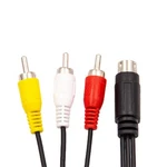 Composite Av Audio Video Cable For Sega Genesis Model 2/3 - Rca New 6FT .. Fixed Price $9.56.