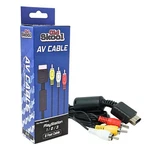 Old Skool - Av/composite Video Cable For PS1 PS2 PS3 Brand New 6'. Fixed Price $7.99.