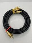 24K Gold Plated Rca Audio Video Cables 3 Feet Heavy Duty. Fixed Price $17.97.