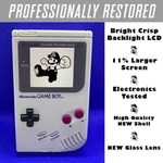 *restored Backlit Color* Original Nintendo Game Boy DMG-01 Ips 11% Larger Screen. Fixed Price $189.95.