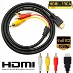 1080P Hdmi Male To 3 Video Audio Component Converter Adapter Cable Hdtv. Fixed Price $5.49.