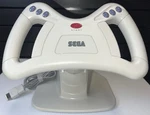 Sega Saturn Racing Controller HSS-0141. Fixed Price $100.00.