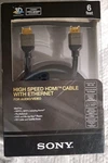 Sony Playstation 3 Hdmi A/v Cable 6 Feet Oem Licensed DLC-HE18W. Fixed Price $20.00.