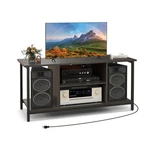 41.5IN Tv Stand With Power Outlet Usb-c, Cable Management, 3-TIER Shelf. Fixed Price $87.99.