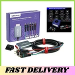 Bitfunx Ngc Component Cable Adapter For Gamecube DOL-001 5RCA No Lag. Fixed Price $47.99.