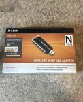 D-link N150 Wireless Usb Adapter Dongle DWA-125 New Sealed. Fixed Price $15.99.