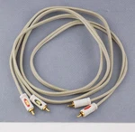 Ixos Rca Stereo Audio Cable Joined Pair White Rigid Plastic Plugs 2M (6.5 Ft). Fixed Price $17.50.