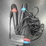 Singstar Dual Usb Wired Microphones & Blue For Sony Playstation 2 3. Fixed Price $17.95.