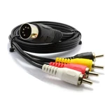 Tv Audio Din Rca 5FT Cable For Commodore 64 Atari TI-99/4A Spectravideo. Fixed Price $11.49.