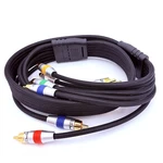 Atlona 5-RCA Component Video + Stereo Audio Cable, Gold-plated, Braided Jacket. Fixed Price $25.00.