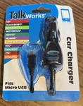 Talkworks - Micro Usb Car Charger. Fixed Price $9.99.