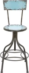 Blue Benzara Old Look Baby Bar Chair With Adjustable Seat, Large Size. Fixed Price $247.34.