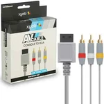 Xyab Av Composite Cable For Nintendo Wii/wii U/wii Mini Rca Audio Video Cord. Fixed Price $9.99.