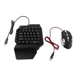 Handed Rgb Gaming Keyboard Backlit Combo, Usb Wired Half Keyb.... Fixed Price $62.29.